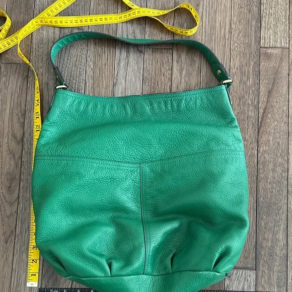 Ralph Lauren saddle bag all leather Kelly Green - Picture 6 of 9